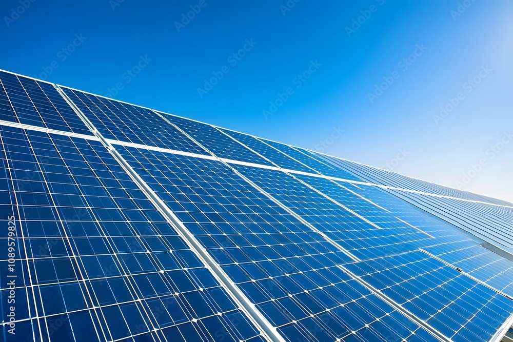 Production line in a factory producing solar panels, showcasing advanced machinery and workers efficiently assembling solar cells, emphasising clean energy manufacturing and innovation Production line in a factory producing solar panels, showcasing advanced machinery and workers efficiently assembling solar cells, emphasising clean energy manufacturing and innovation