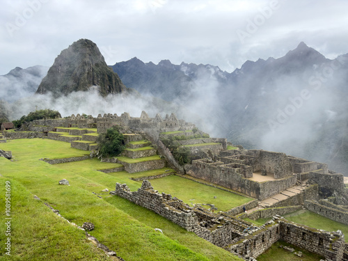 Machu Picchu Ruins in the Mist, Peru