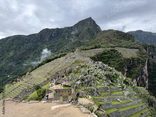 Terraced Fields of Machu Picchu, Peru