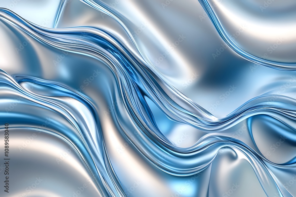 Abstract icy blue and silver gradient with smooth glowing texture Abstract icy blue and silver gradient with smooth glowing texture
