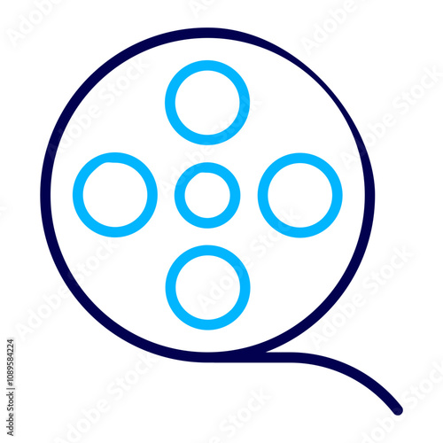 Reel Outline Color icon