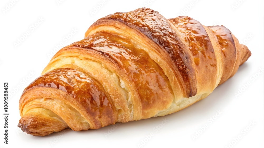 Croissant on White Background, Fresh Croissant Isolated on White
Croissant on White Background, Fresh Croissant Isolated on White