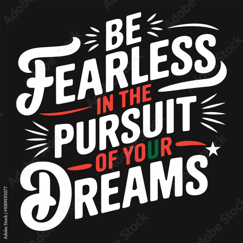 Chase Dreams with Passion - Inspiring Typography for Enthusiastic Dream Pursuit