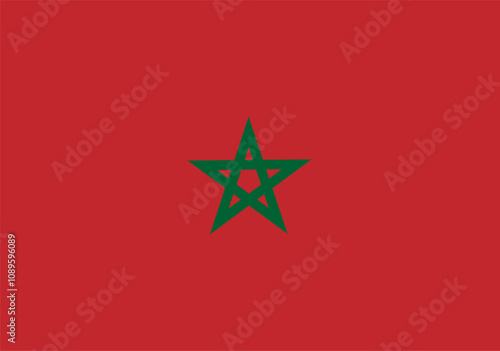 flag of morocco country