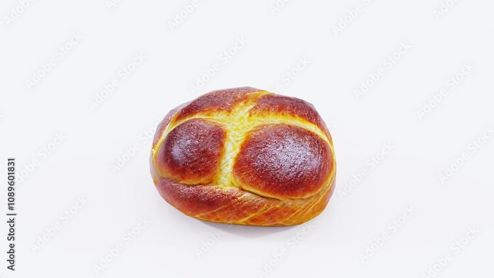 Fototapeta premium Freshly Baked Bread Buns | Ideal for Bakery Branding, Food Photography, and Culinary Presentations | Perfect for Artisan Bakers and Homemade Recipes