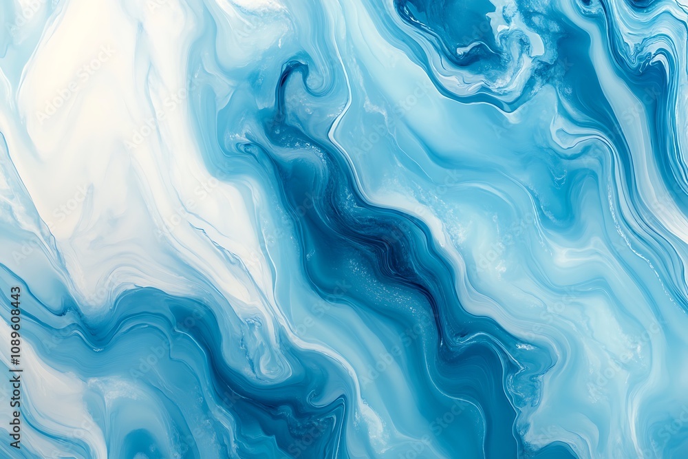 Abstract gentle blue and white gradient with smooth shine and flow Abstract gentle blue and white gradient with smooth shine and flow