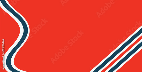 Abstract geometric background. The poster with the flat figures. Vector illustration.