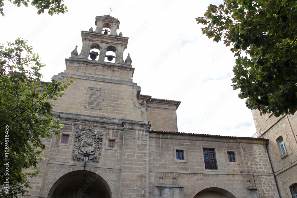 Obraz premium sacred hearts church in miranda de ebro in spain 