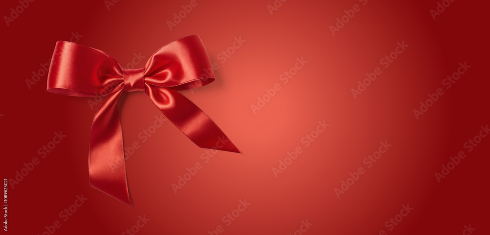 red gift bow, gift ribbon bow red gift bow, gift ribbon bow