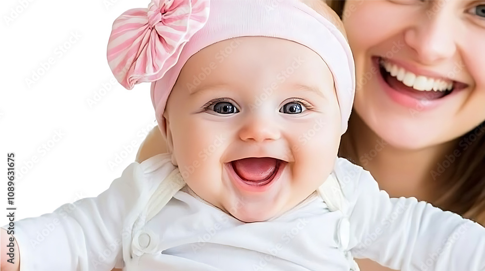 Joyful baby and mother bonding moment at home portrait photography bright environment heartwarming concept Joyful baby and mother bonding moment at home portrait photography bright environment heartwarming concept