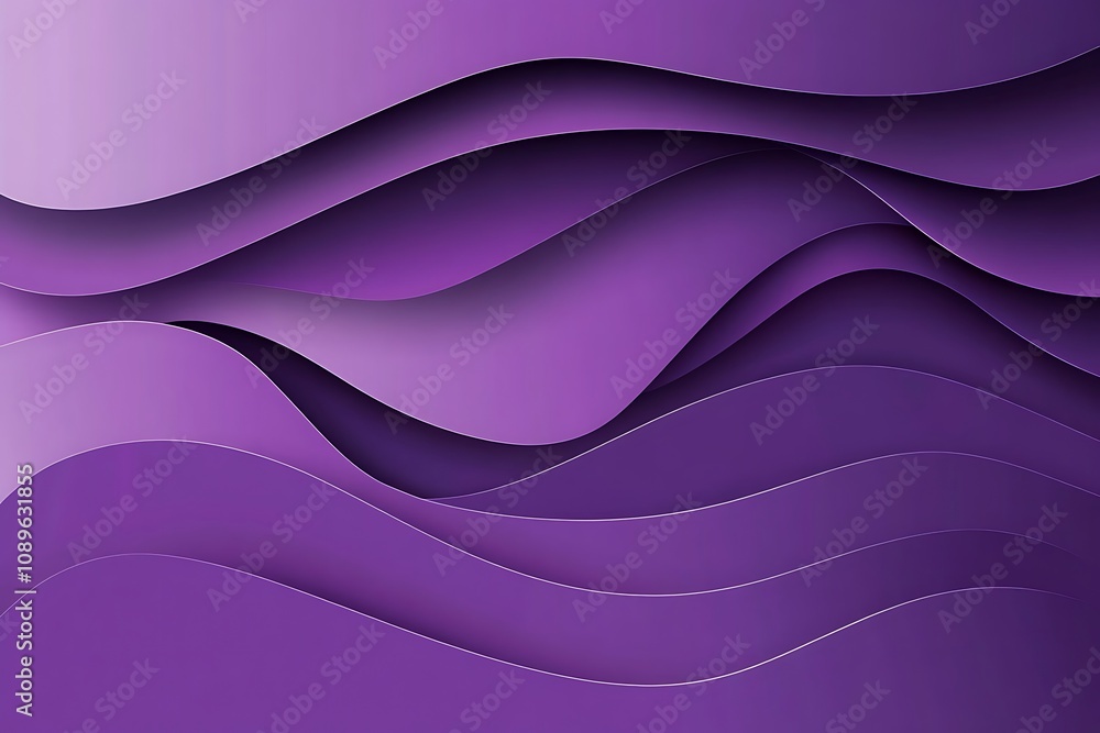 Abstract bold purple gradient with fluid smooth layers Abstract bold purple gradient with fluid smooth layers