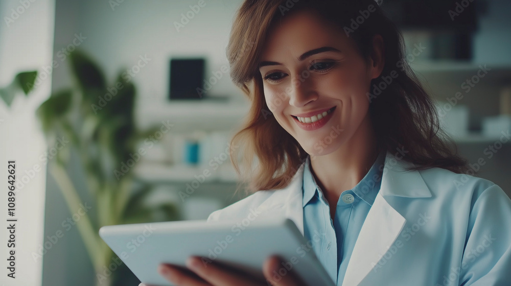 Doctor talking to client for consultation, help or advice in clinic Doctor talking to client for consultation, help or advice in clinic