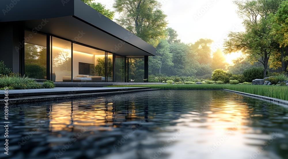 Modern Lakeside Retreat Modern Lakeside Retreat