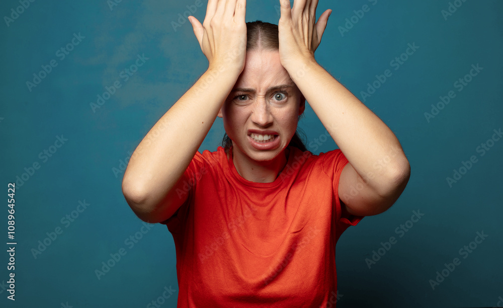 panicking over a forgotten deadline, feeling stressed, having to cover up a mess or mistake panicking over a forgotten deadline, feeling stressed, having to cover up a mess or mistake
