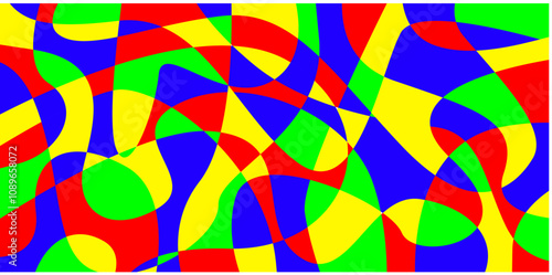 Colorful abstract fluid and psychedelic flat background for summer holiday party
