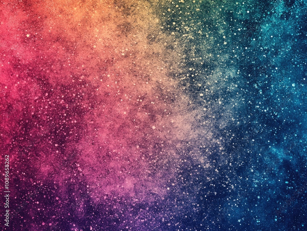 Fototapeta premium Multicolored Background With Stars