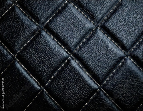 black leather diamond stitching pattern texture background wallpaper design pattern