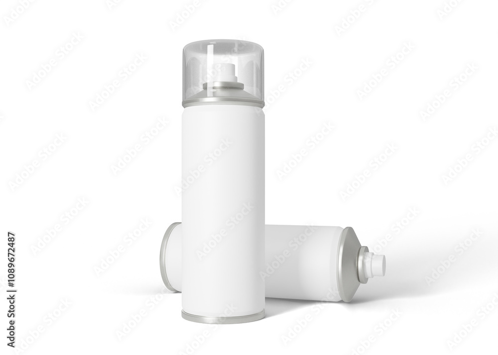 Realistic Spray Paint Can Mockup Realistic Spray Paint Can Mockup