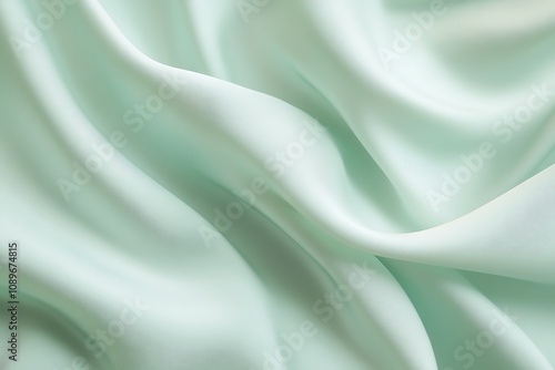Subtle mint green gradient background with smooth finish