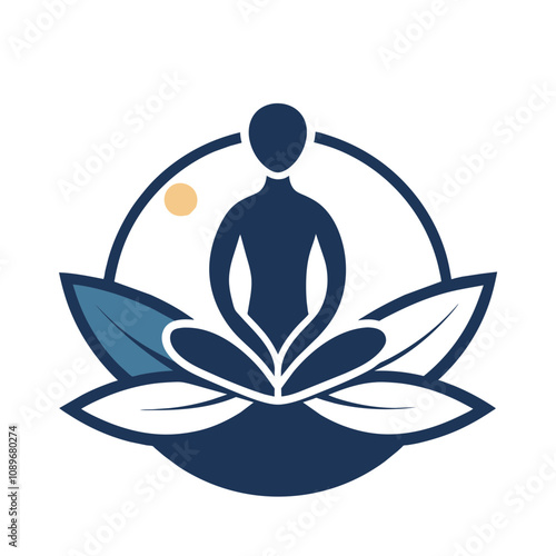Realistic Body Massage Logo Modern Vector Art for Relaxation and Wellness