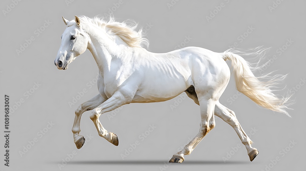 Isolated rearing horse image showcasing strength and movement on transparency image Isolated rearing horse image showcasing strength and movement on transparency image