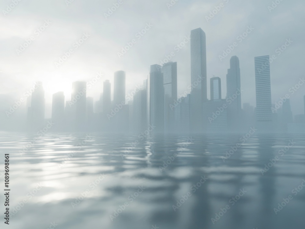 Cityscape from water Cityscape from water