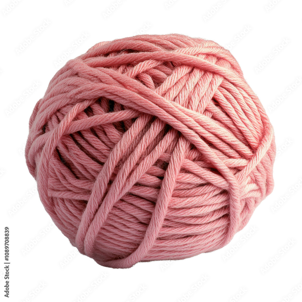 Soft Pink Yarn Ball for Crafting Soft Pink Yarn Ball for Crafting