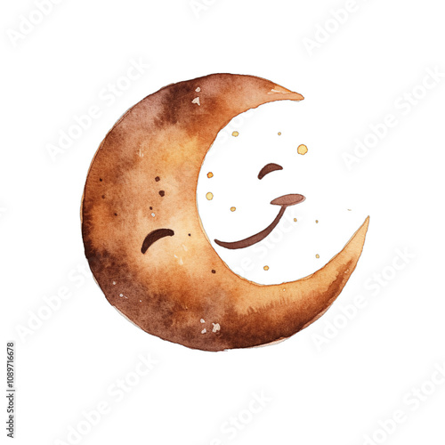 Moon Smiling Face photo