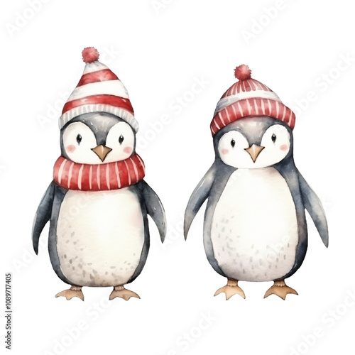 Winter Penguins photo