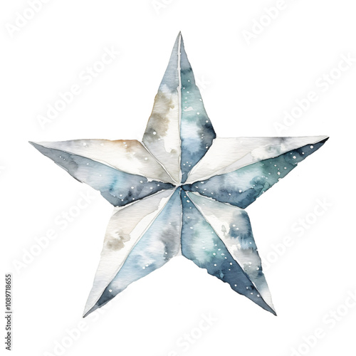 Watercolor Star photo