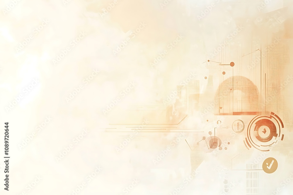 Obraz premium Abstract neutral background with loan repayment icons
