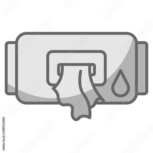 wet wipes icon element for design