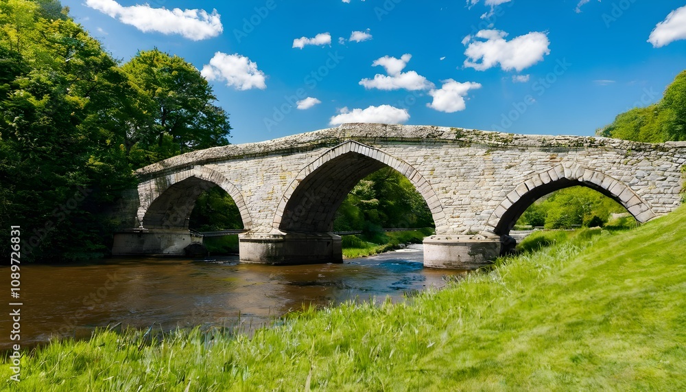 Fototapeta premium bridge over the river