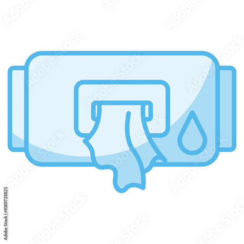 wet wipes icon element for design
