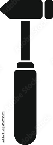 Neurological reflex hammer used by neurologists during medical examination