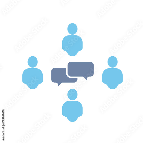 
communication concept line icon. Simple element illustration. communication concept outline symbol design.