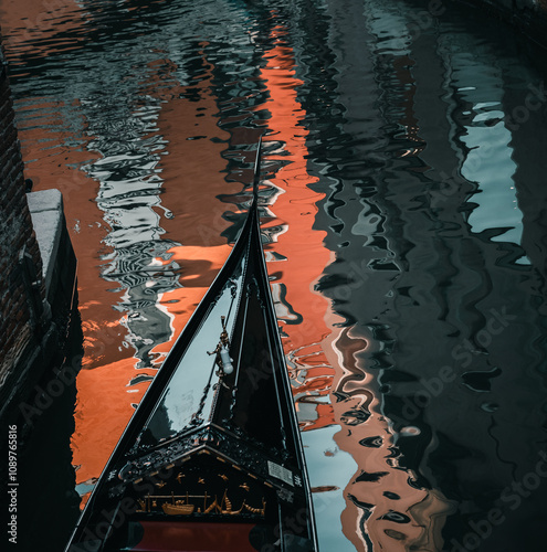 gondola on Venetian canal