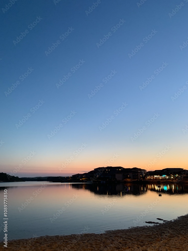 Obraz premium sunset over the sea