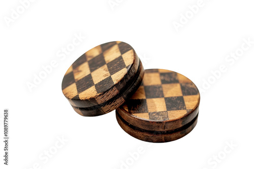 Fun Checkers Variations Isolated on Transparent Background photo