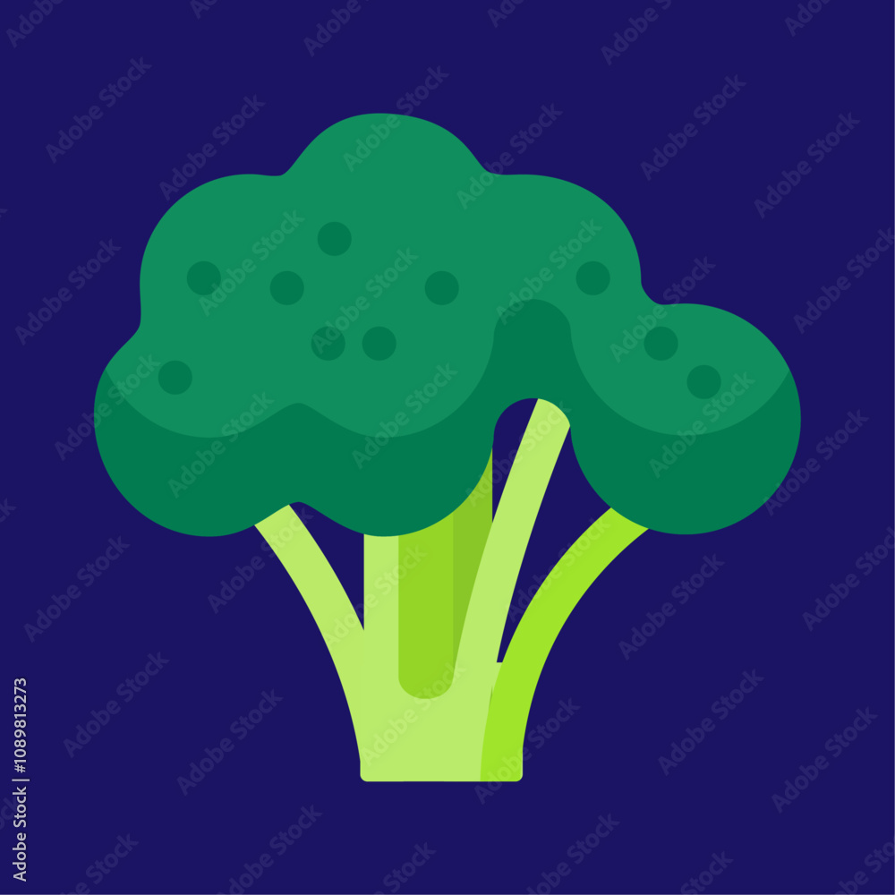 Obraz premium broccoli vector design icons
