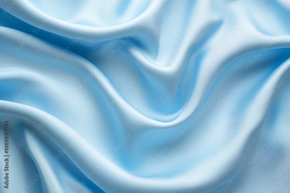 Obraz premium Soft blue background with smooth finish and soft textures