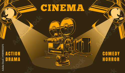 Cinema's essence through genres and lights