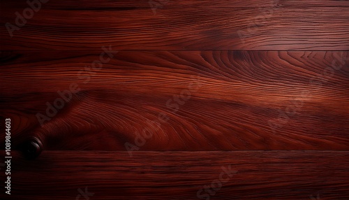 赤褐色の深い色合いと直線的で細かな木目が特徴のマホガニー木材テクスチャ。控えめな光沢が滑らかな表面を引き立てます。

