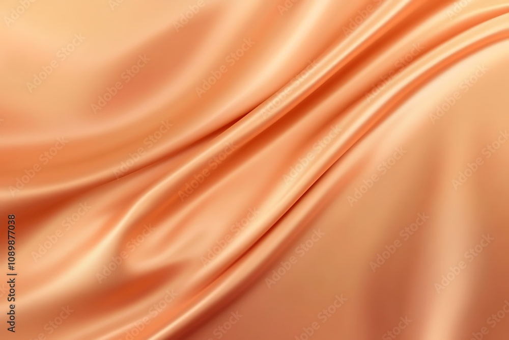 Fototapeta premium Peach-colored background with smooth gradients