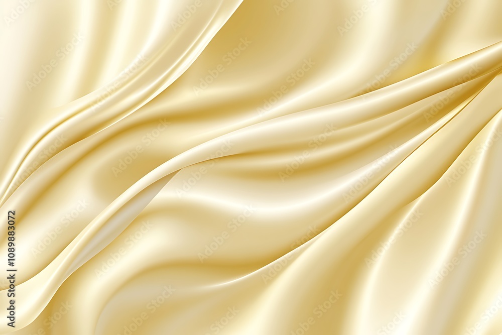 Fototapeta premium Light cream background with smooth satin-like texture