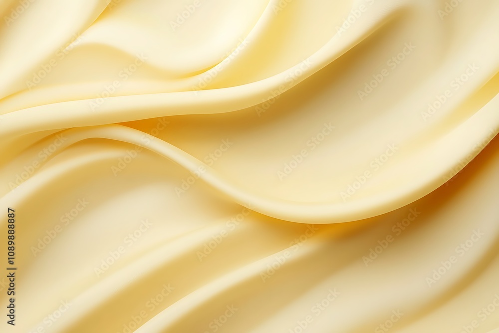 Obraz premium Smooth light yellow background with gradient layers