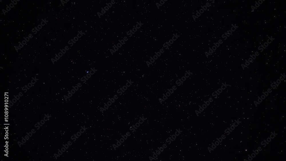 Obraz premium Night sky with twinkling stars against a dark background, beauty, glowing