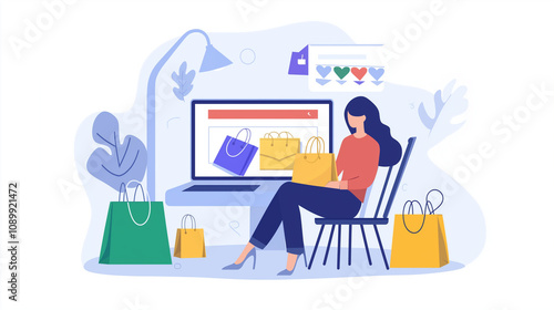 online shopping concept