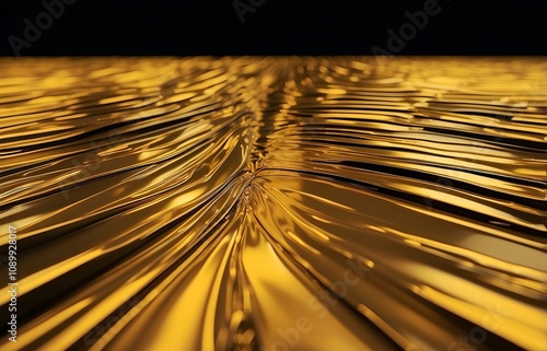 Vector design abstract gold background, dynamic gold flow, gold line, gold wave