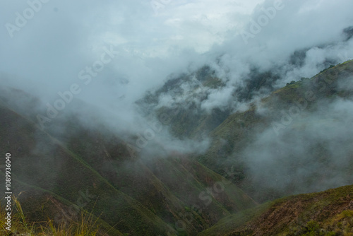 fog in the mountains